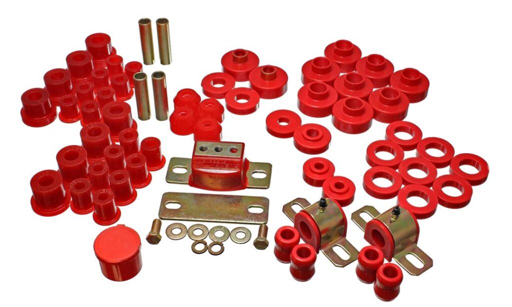 Energy Suspension Suspension Bushing Kit Red for 1976-1979 Jeep CJ7 2.18103R