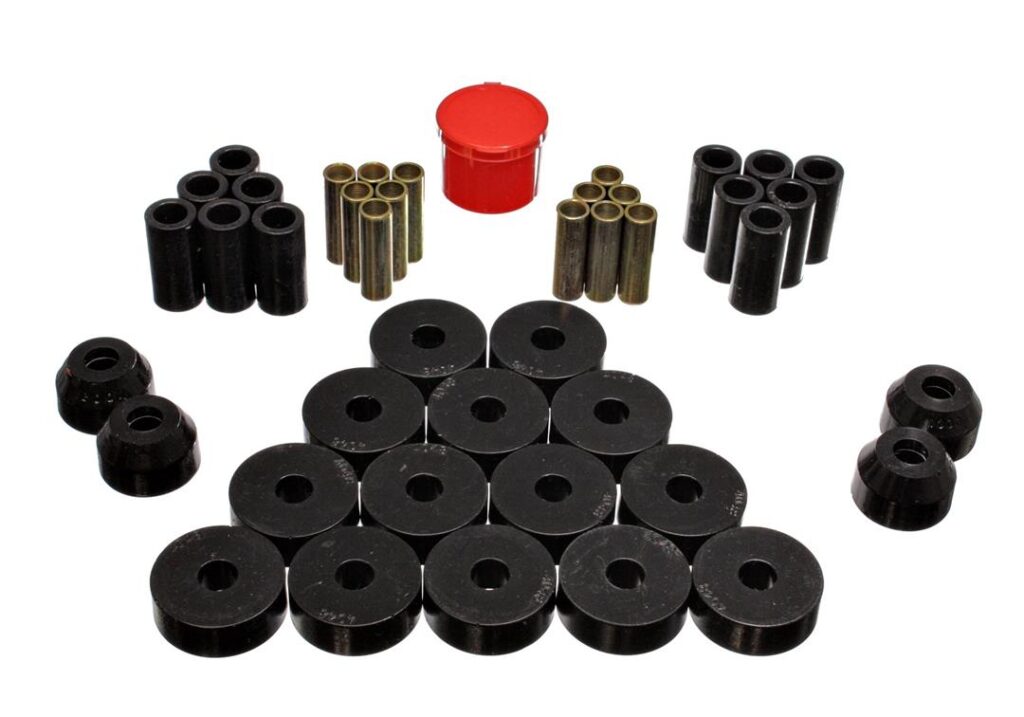 Energy Suspension Suspension Bushing Kit Black for 1959-1975 Jeep CJ5 2.18104G