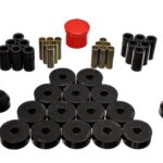 Energy Suspension Suspension Bushing Kit Black for 1959-1975 Jeep CJ5 2.18104G