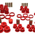 Energy Suspension Suspension Bushing Kit Red for 1986-1992 Jeep Comanche 2.18105R