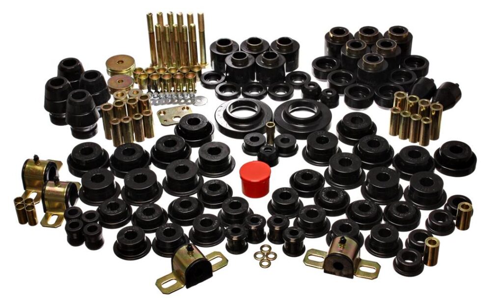 Energy Suspension Suspension Bushing Kit Black for 1997-2006 Jeep Wrangler TJ 2.18106G