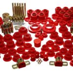 Energy Suspension Suspension Bushing Kit Red for 1997-2006 Jeep Wrangler TJ 2.18106R