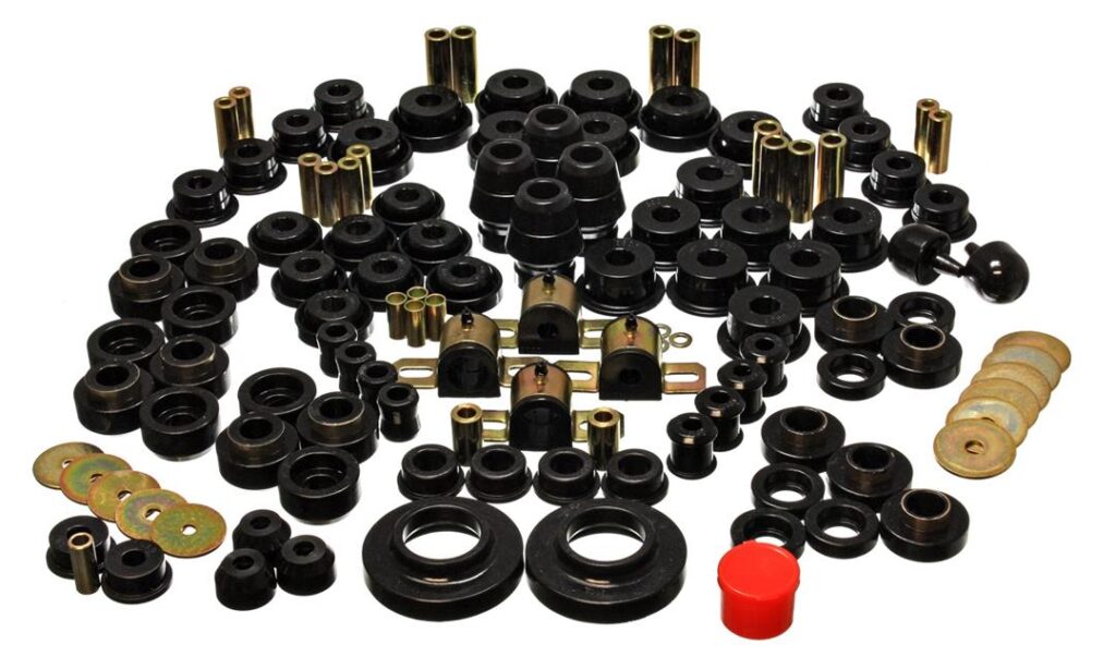 Energy Suspension Suspension Bushing Kit Black for 1997-2006 Jeep Wrangler TJ 2.18107G