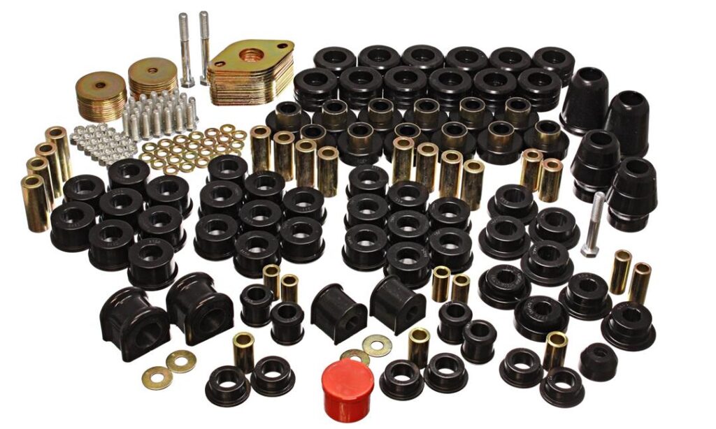 Energy Suspension Suspension Bushing Kit Black for 2007-2018 Jeep Wrangler JK 2.18108G