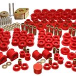 Energy Suspension Suspension Bushing Kit Red for 2007-2018 Jeep Wrangler JK 2.18108R