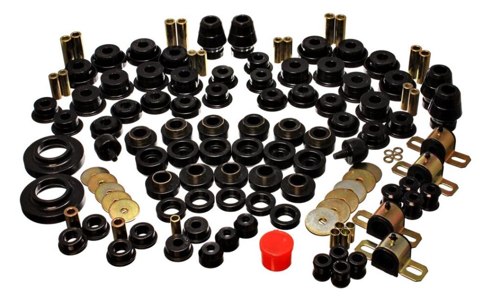 Energy Suspension Suspension Bushing Kit Black for 2007-2018 Jeep Wrangler JK 2.18109G