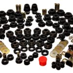 Energy Suspension Suspension Bushing Kit Black for 2007-2018 Jeep Wrangler JK 2.18109G