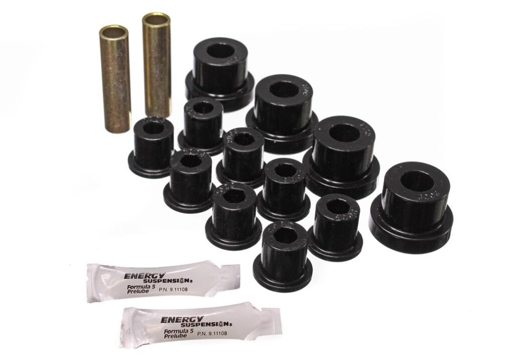 Energy Suspension Front Leaf Spring Bushing Black for 1981-1985 Jeep Scrambler 2.2102G