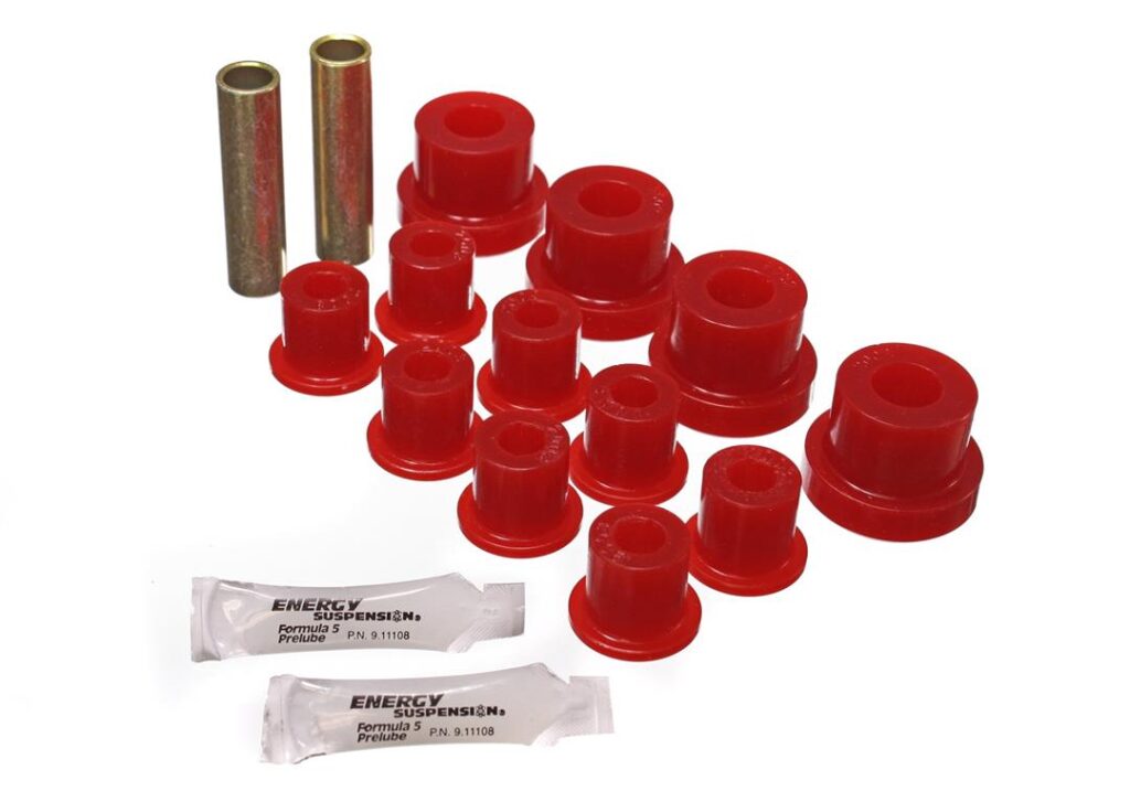 Energy Suspension Front Leaf Spring Bushing Red for 1981-1985 Jeep Scrambler 2.2102R