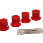 Energy Suspension Front Leaf Spring Shackle Bushing Red for 1976-1986 Jeep CJ7 2.2105R