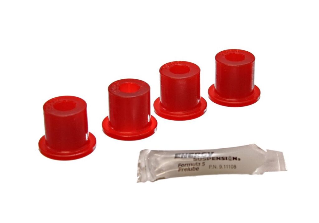 Energy Suspension Front Leaf Spring Shackle Bushing Red for 1981-1985 Jeep Scrambler 2.2105R