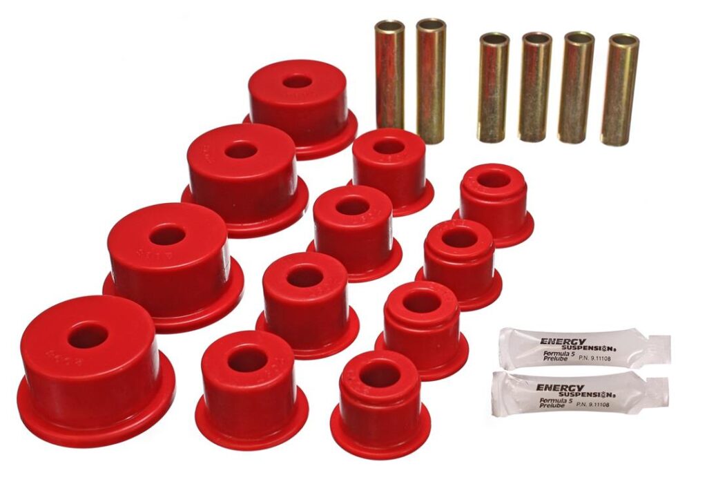 Energy Suspension Rear Leaf Spring Bushing Red for 1986-1992 Jeep Comanche 2.2109R