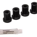 Energy Suspension Rear Leaf Spring Shackle Bushing Black for 1981-1985 Jeep Scrambler 2.2117G