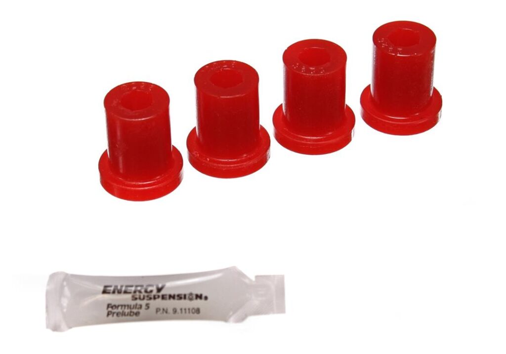 Energy Suspension Rear Leaf Spring Shackle Bushing Red for 1976-1986 Jeep CJ7 2.2117R