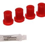 Energy Suspension Rear Leaf Spring Shackle Bushing Red for 1976-1986 Jeep CJ7 2.2117R