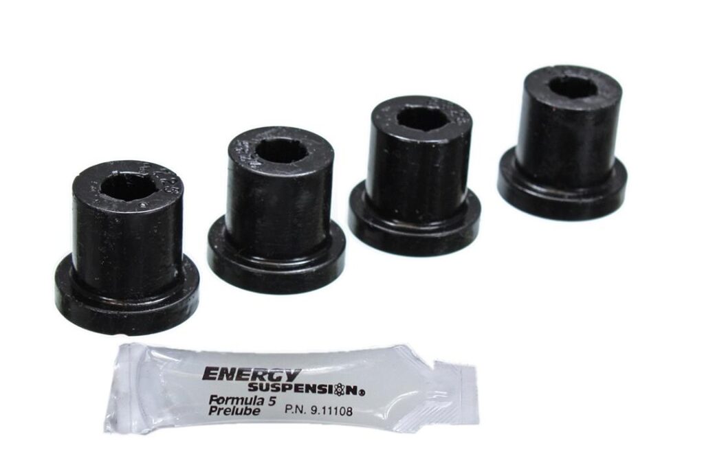 Energy Suspension Front Leaf Spring Shackle Bushing Black for 1976-1986 Jeep CJ7 2.2118G