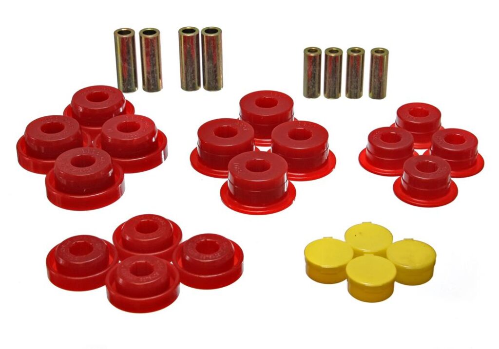 Energy Suspension Rear Control Arm Bushing Red for 1997-2006 Jeep Wrangler TJ 2.3107R