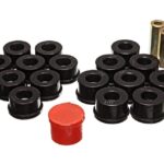 Energy Suspension Rear Control Arm Bushing Black for 2007-2013 Jeep Wrangler JK 2.3109G