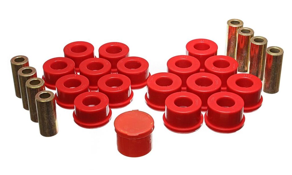 Energy Suspension Rear Control Arm Bushing Red for 2007-2013 Jeep Wrangler JK 2.3109R