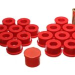 Energy Suspension Rear Control Arm Bushing Red for 2007-2013 Jeep Wrangler JK 2.3109R