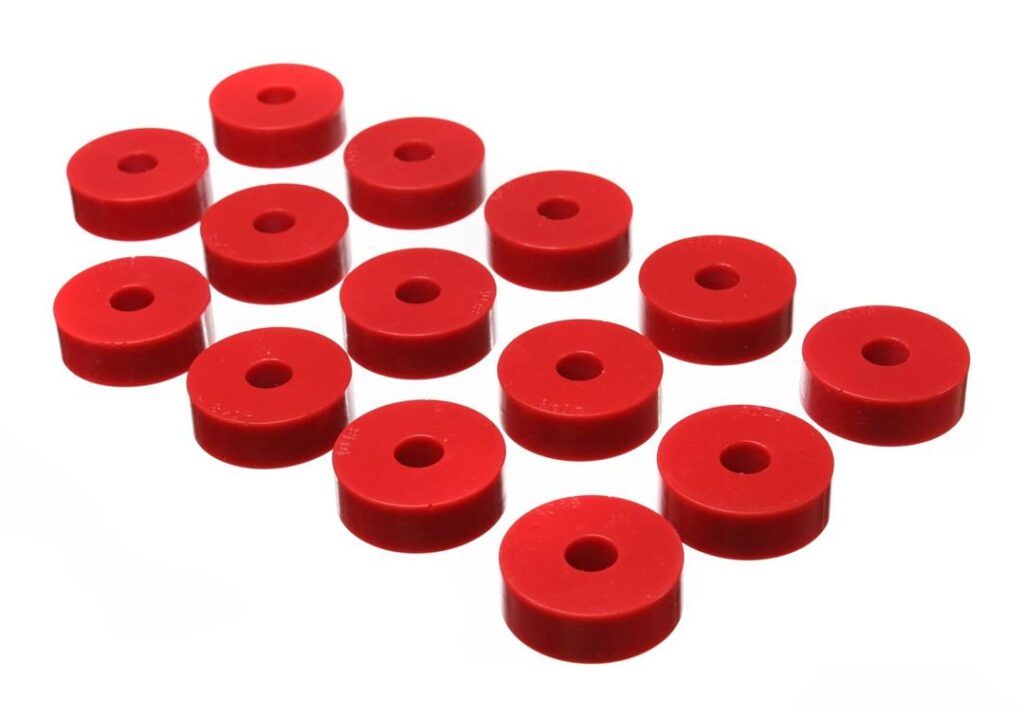 Energy Suspension Body Mount Bushings Red for 1959-1973 Jeep CJ5 2.4101R