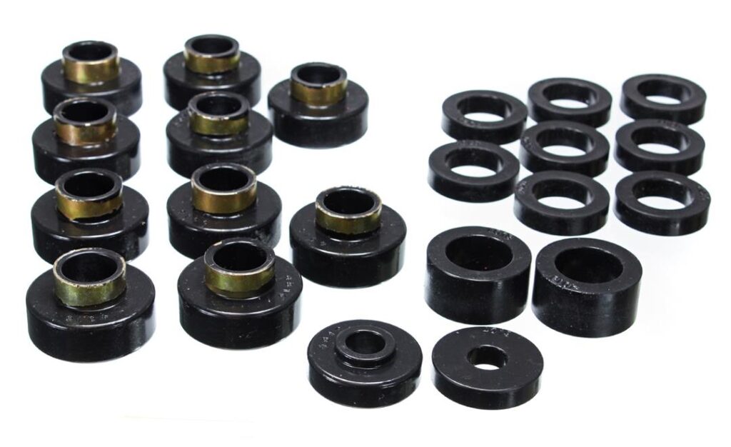 Energy Suspension Body Mount Bushings Black for 1980-1983 Jeep CJ5 2.4102G