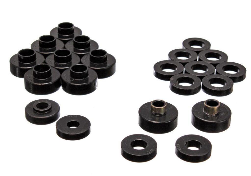 Energy Suspension Body Mount Bushings Black for 1976-1979 Jeep CJ7 2.4103G