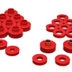 Energy Suspension Body Mount Bushings Red for 1976-1979 Jeep CJ7 2.4103R