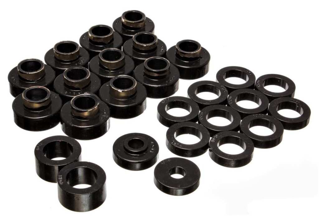 Energy Suspension Body Mount Bushings Black for 1981-1985 Jeep Scrambler 2.4104G