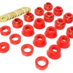 Energy Suspension Body Mount Bushings Red for 1987-1995 Jeep Wrangler YJ 2.4105R