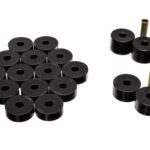 Energy Suspension Body Mount Bushings Black for 1974-1975 Jeep CJ6 2.4106G