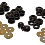 Energy Suspension Body Mount Bushings Black for 1997-2006 Jeep Wrangler TJ 2.4107G