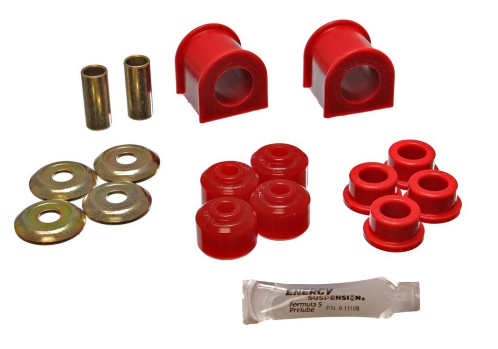 Energy Suspension Front Stabilizer Bar Mount Bushing Red for 1993-1998 Jeep Grand Cherokee 2.5108R