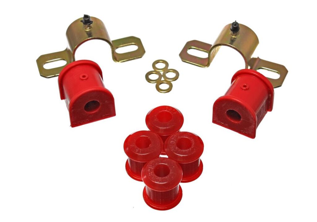 Energy Suspension Rear Stabilizer Bar Mount Bushing Red for 1997-2006 Jeep Wrangler TJ 2.5111R