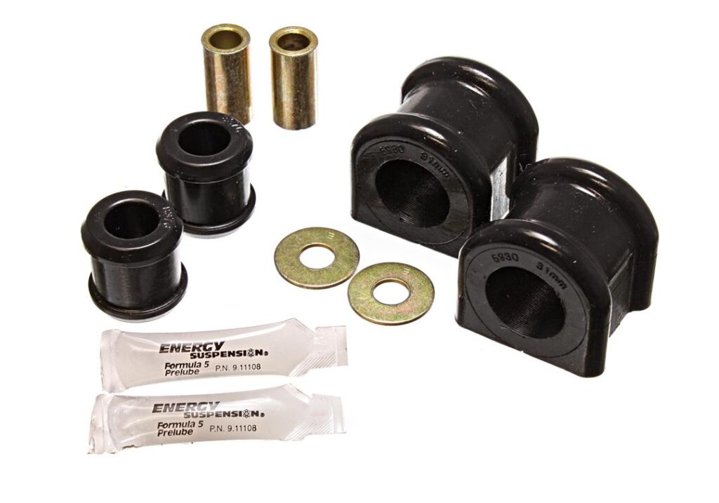 Energy Suspension Front Stabilizer Bar Link Bushing Black for 2007-2018 Jeep Wrangler JK 2.5112G