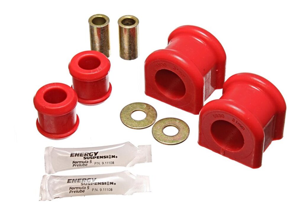 Energy Suspension Front Stabilizer Bar Link Bushing Red for 2007-2018 Jeep Wrangler JK 2.5112R