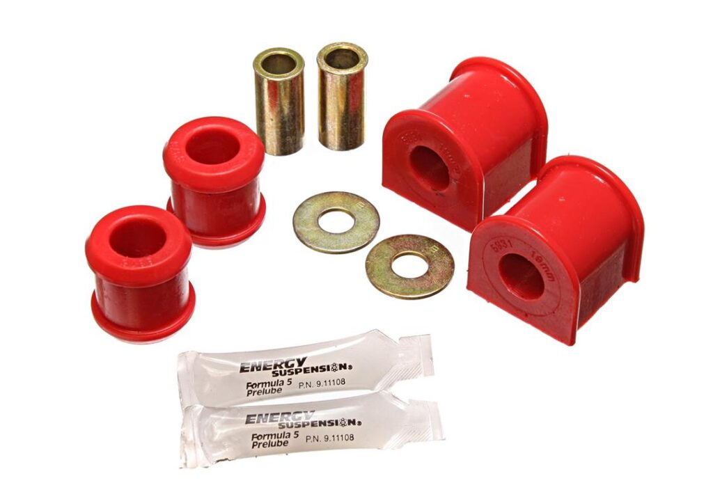 Energy Suspension Rear Stabilizer Bar Link Bushing Red for 2007-2018 Jeep Wrangler JK 2.5113R