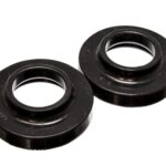 Energy Suspension Front Coil Spring Isolator Black for 1997-2006 Jeep Wrangler TJ 2.6101G