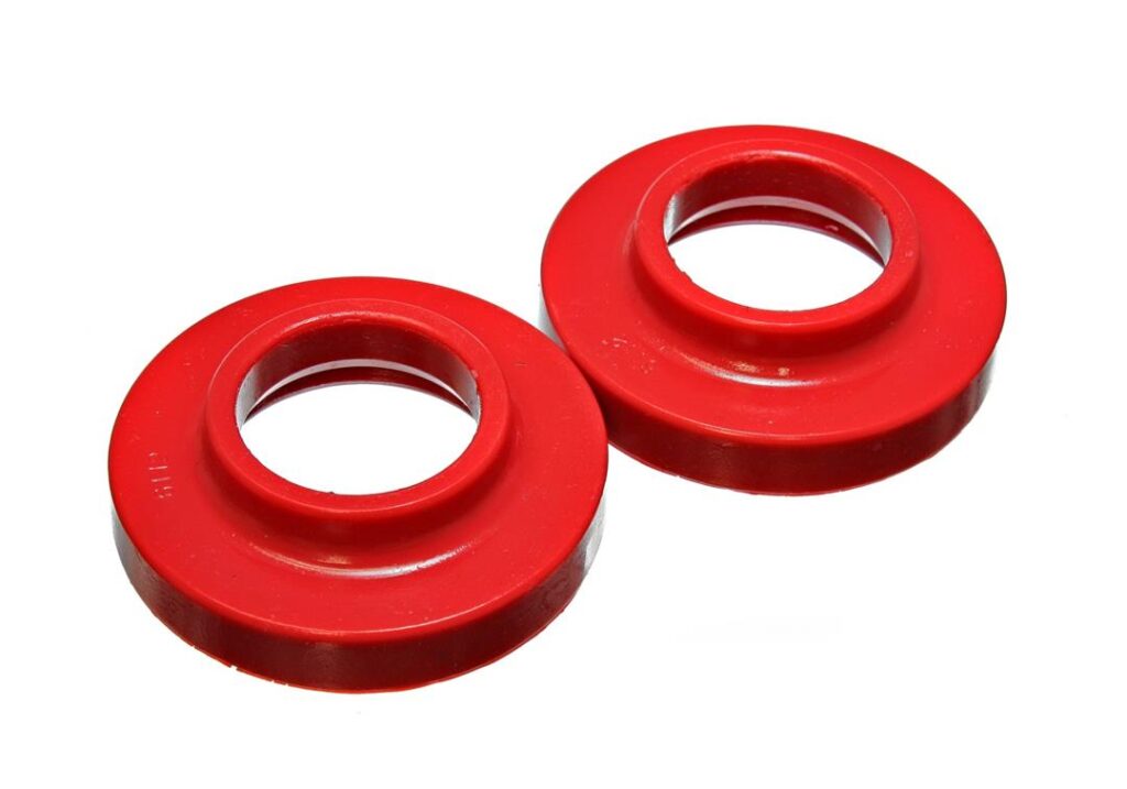 Energy Suspension Front Coil Spring Isolator Red for 1997-2006 Jeep Wrangler TJ 2.6101R