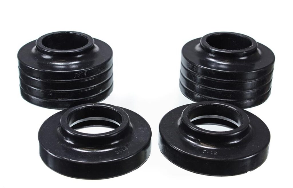 Energy Suspension Front Coil Spring Isolator Black for 1986-1992 Jeep Comanche 2.6102G