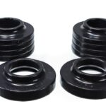 Energy Suspension Front Coil Spring Isolator Black for 1986-1992 Jeep Comanche 2.6102G