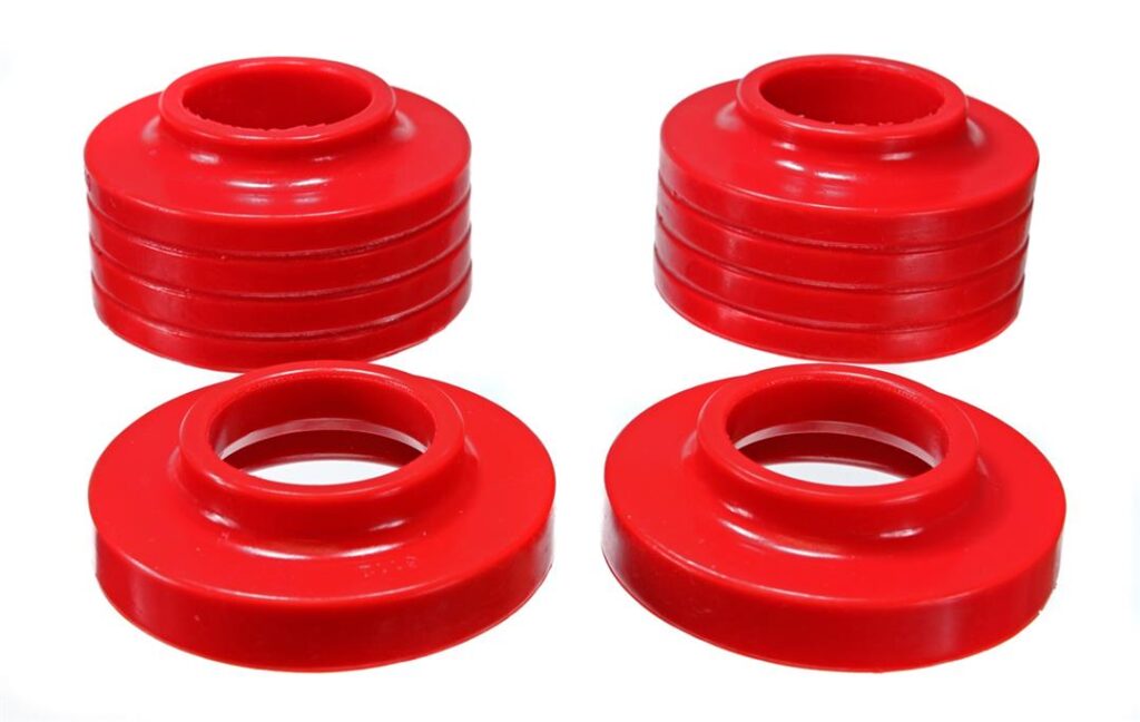 Energy Suspension Front Coil Spring Isolator Red for 1986-1992 Jeep Comanche 2.6102R