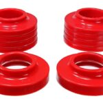 Energy Suspension Front Coil Spring Isolator Red for 1986-1992 Jeep Comanche 2.6102R