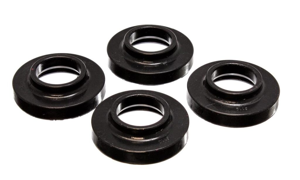 Energy Suspension Front Coil Spring Isolator Black for 1986-1992 Jeep Comanche 2.6103G