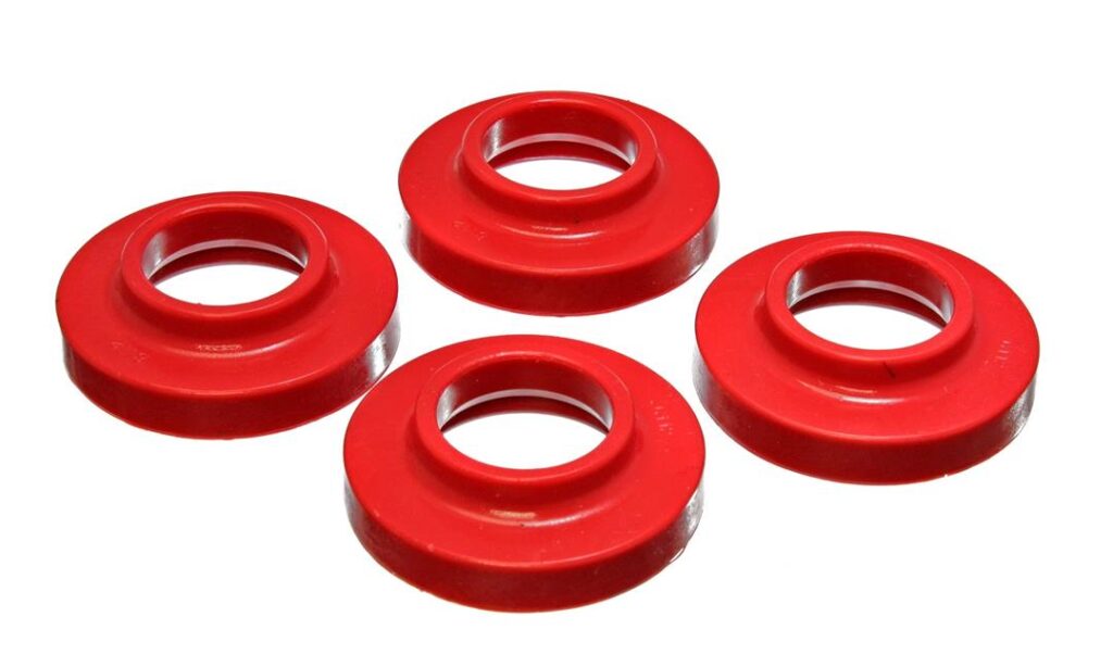 Energy Suspension Front Coil Spring Isolator Red for 1986-1992 Jeep Comanche 2.6103R