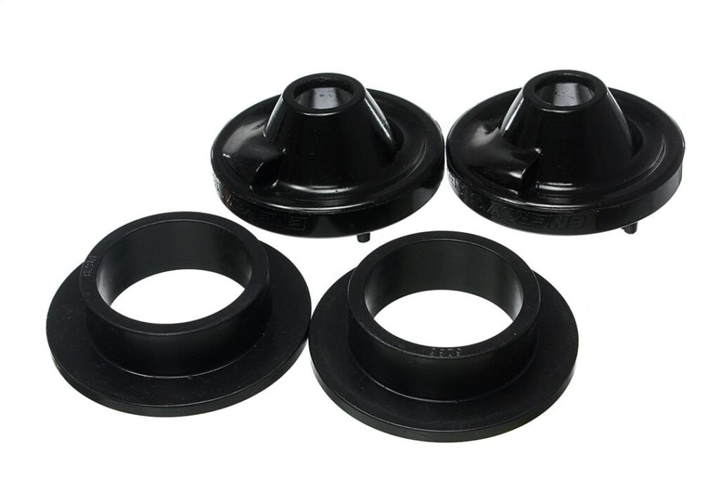 Energy Suspension Coil Spring Isolator Black for 2018-2023 Jeep Wrangler JL 2.6117G