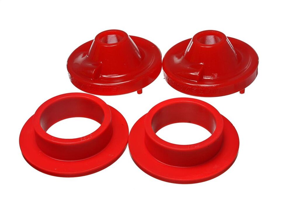 Energy Suspension Rear Coil Spring Isolator Red for 2018-2023 Jeep Wrangler JL 2.6117R