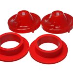 Energy Suspension Rear Coil Spring Isolator Red for 2018-2023 Jeep Wrangler JL 2.6117R