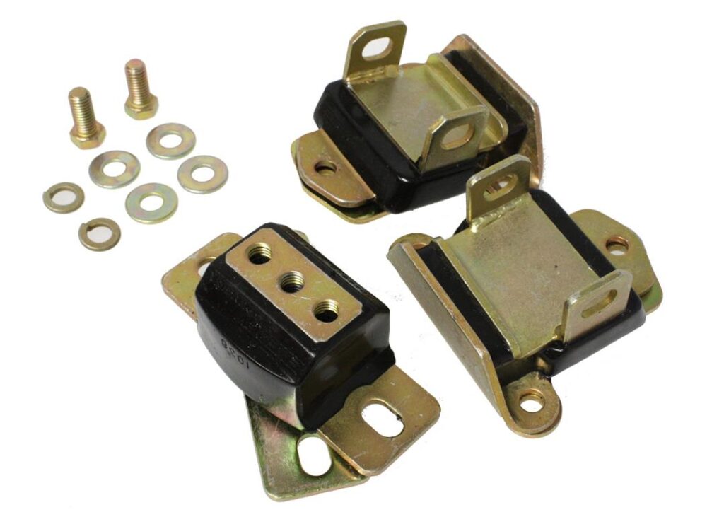 Energy Suspension Motor And Trans Mount Set Black for 1966-1972 Chevrolet El Camino 3.1120G