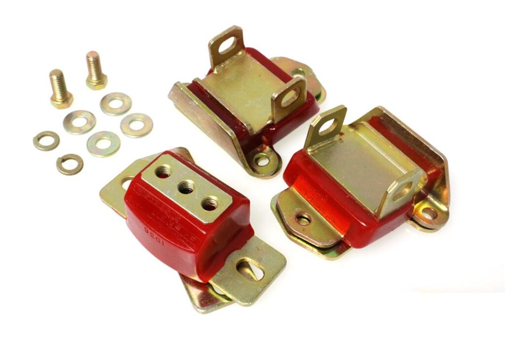 Energy Suspension Motor And Trans Mount Set Red for 1964-1972 Chevrolet Chevelle 3.1120R